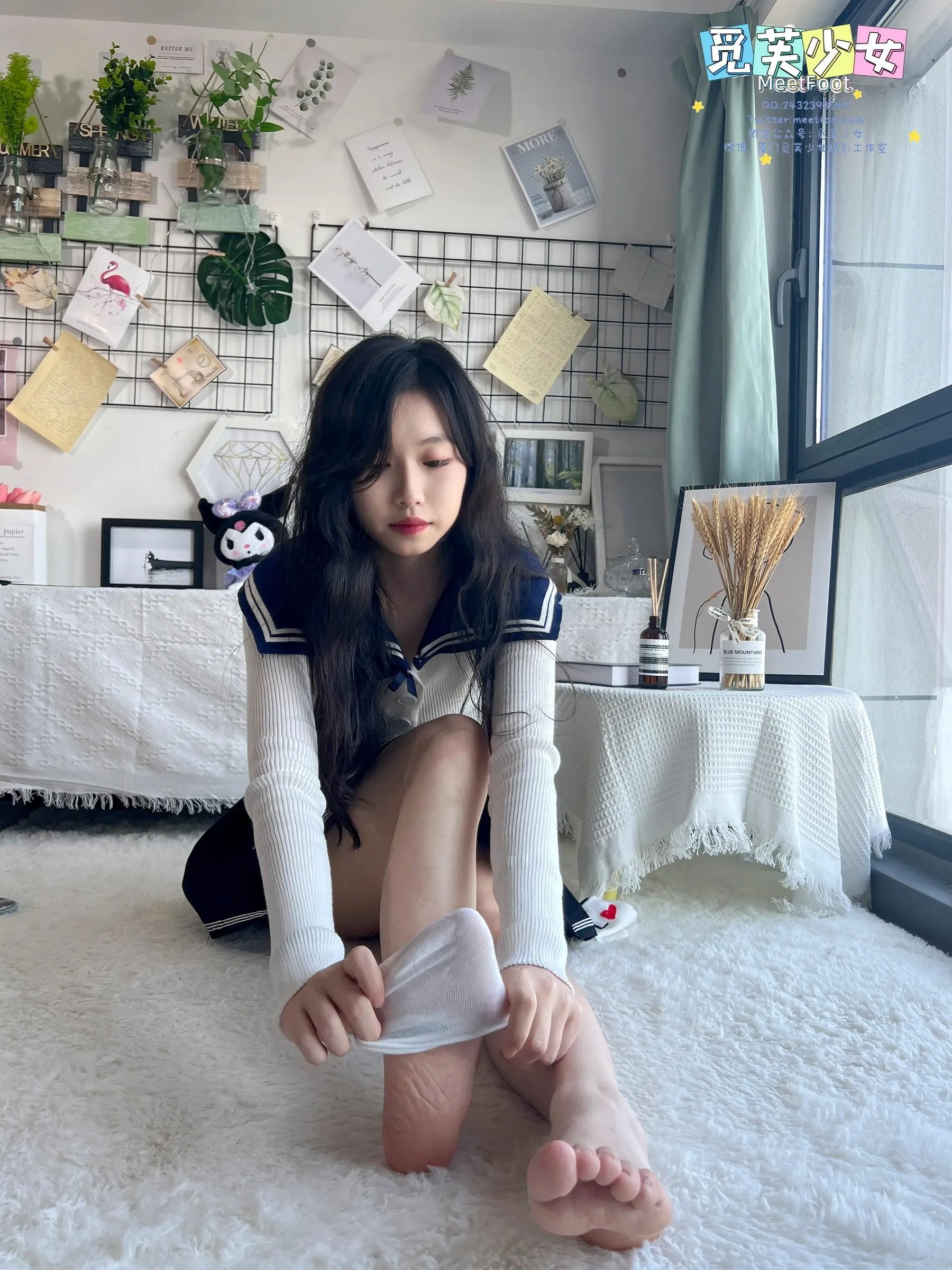 [觅芙少女]NO.018 JK短裙美少女-1 [105P]插图9
